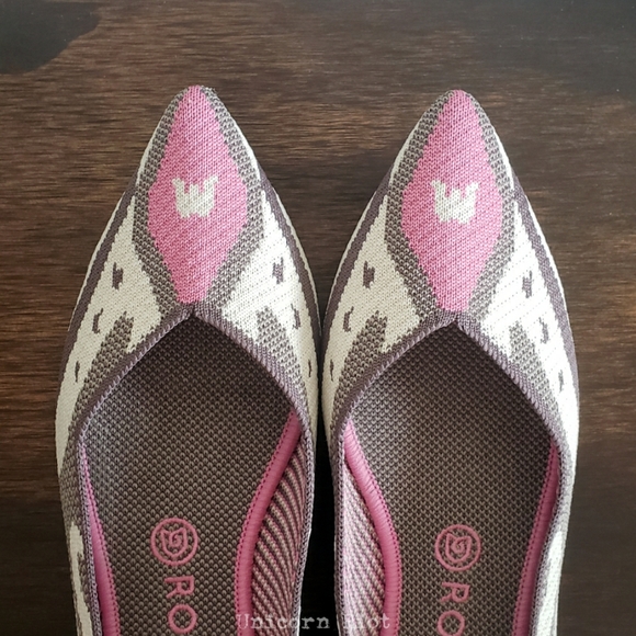 Rothy's Shoes - Rothy's Point Moroccan Pink Flats